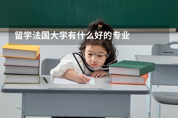 留学法国大学有什么好的专业