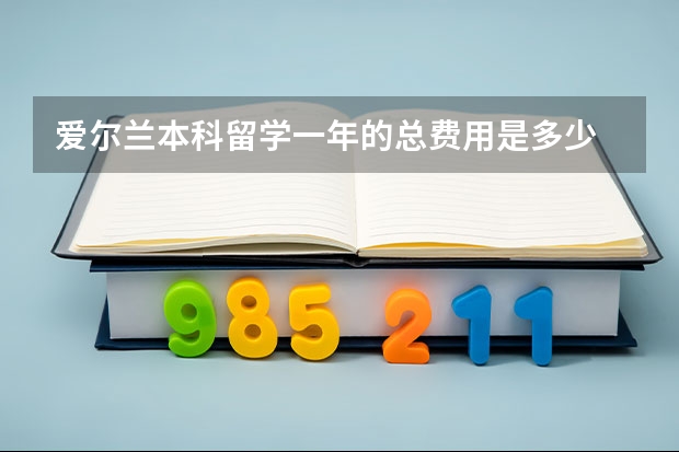 爱尔兰本科留学一年的总费用是多少