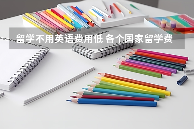 留学不用英语费用低 各个国家留学费用表