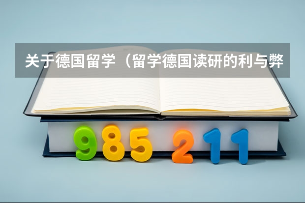 关于德国留学(留学德国读研的利与弊)