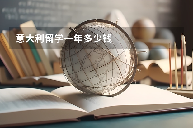 意大利留学一年多少钱