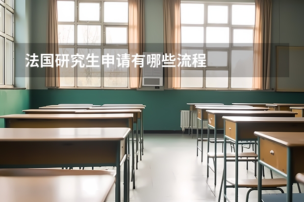 法国研究生申请有哪些流程