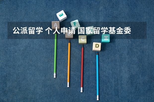公派留学 个人申请 国家留学基金委公派人才申请条件