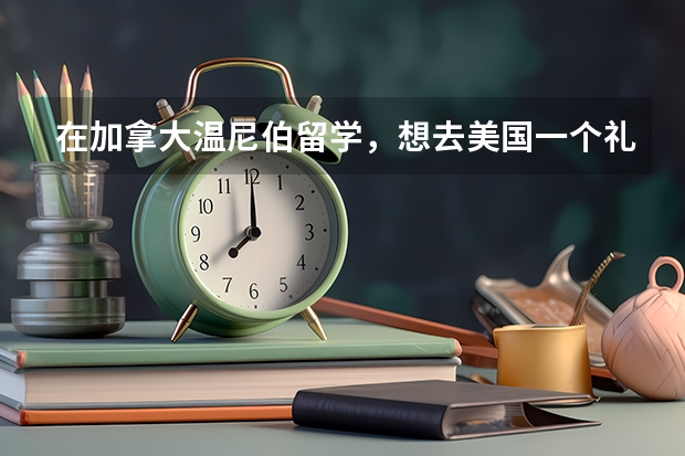 在加拿大温尼伯留学，想去美国一个礼拜，怎么弄签证啊？