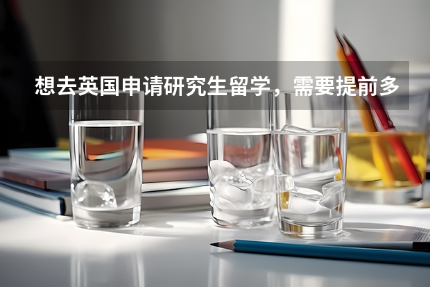 想去英国申请研究生留学，需要提前多久申请呢？