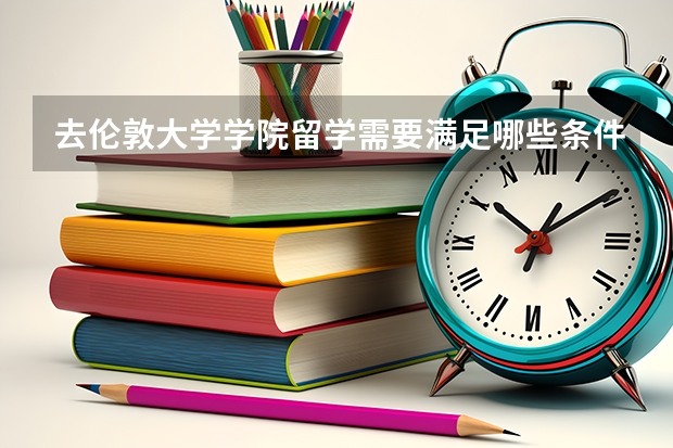 去伦敦大学学院留学需要满足哪些条件？