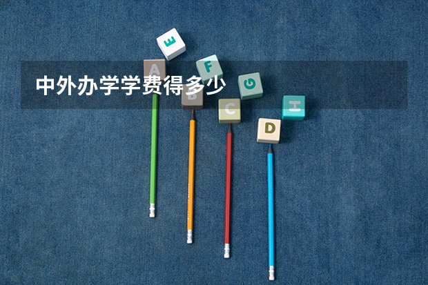 中外办学学费得多少